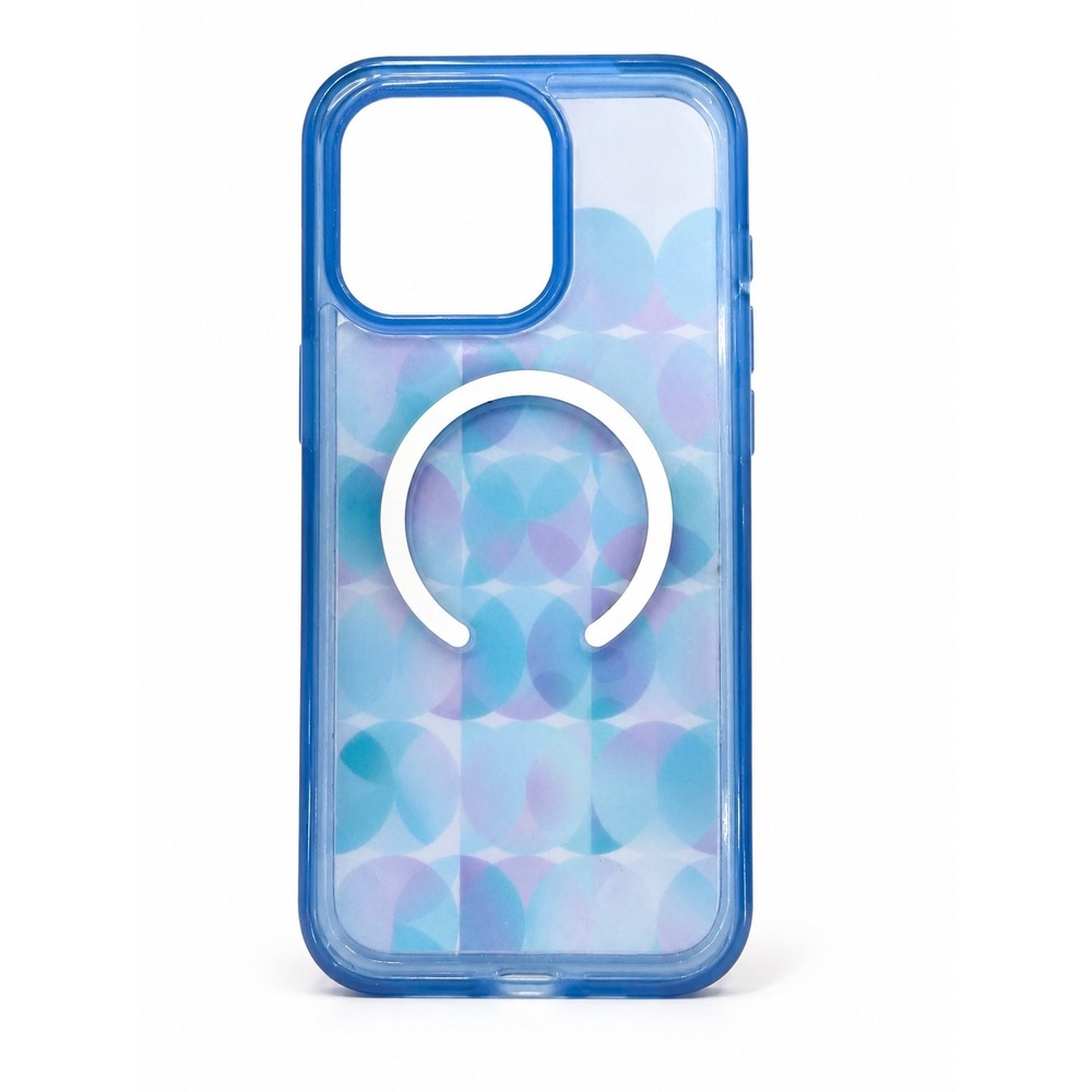 OtterBox Symmetry iPhone 17 Pro Max MagSafe Case Opal Prism Blue Multicolor